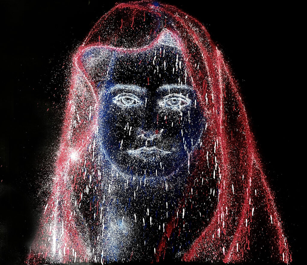 Museum of Paris Post-graffiti art by emerging artist Thibaud Tchertchian for sale