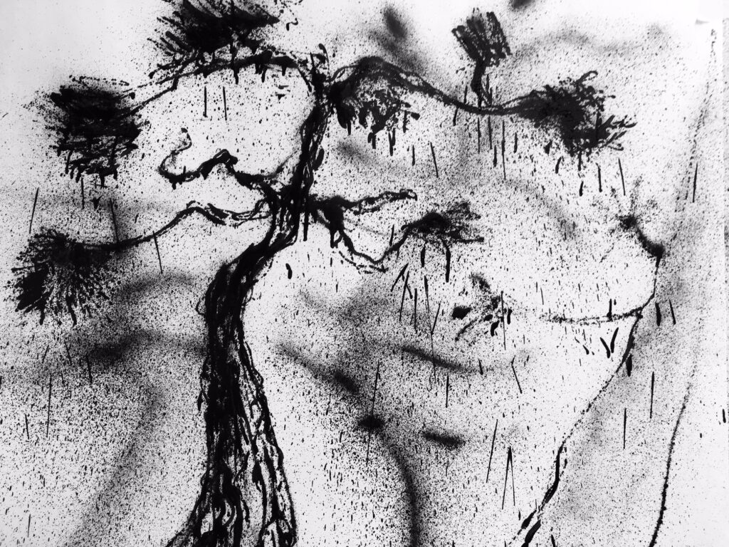 Museum of Paris Post-graffiti art by emerging artist Thibaud Tchertchian for sale